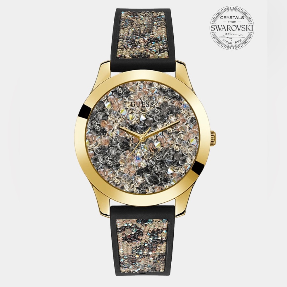 RARE Guess Analog‎ Multi-Colour Dial Women's Watch-W1266L1